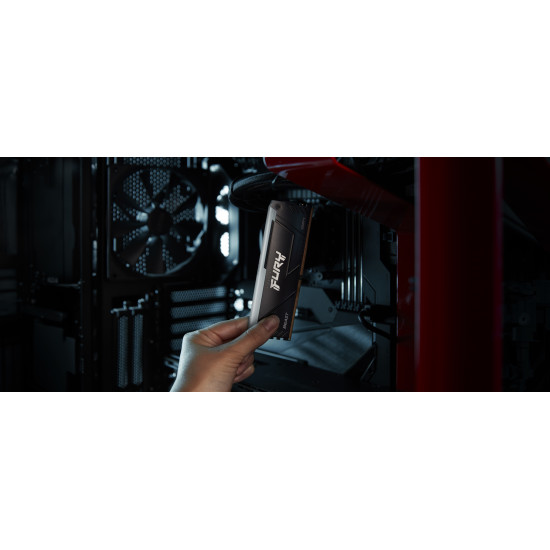 Kingston 32GB 3200MT/s DDR4 CL16 DIMM (Kit of 2) FURY Beast RGB Kingston 32GB 3200MT/s DDR4 CL16 DIMM (Kit of 2) FURY Beast RGB