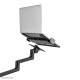Neomounts DS20-425BL2 Monitor arm with laptop holder 17-27" - space saving Neomounts DS20-425BL2 Monitor arm with laptop holder 17-27" - space saving