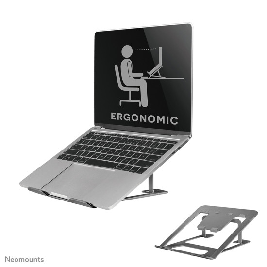 NEWSTAR NOTEBOOK DESK STAND GREY (ERGONOMIC) NEWSTAR NOTEBOOK DESK STAND GREY (ERGONOMIC)