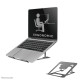 NEWSTAR NOTEBOOK DESK STAND GREY (ERGONOMIC)