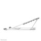 Neomounts NSLS085SILVER Laptop stand 10-17" - foldable - compact - universal