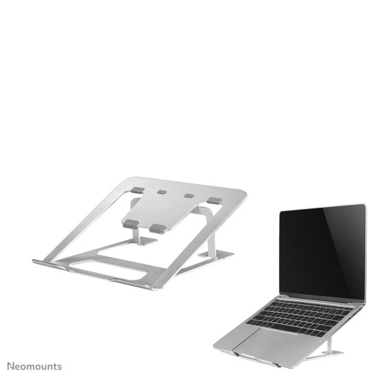 NEWSTAR NOTEBOOK DESK STAND SILVER (ERGONOMIC)