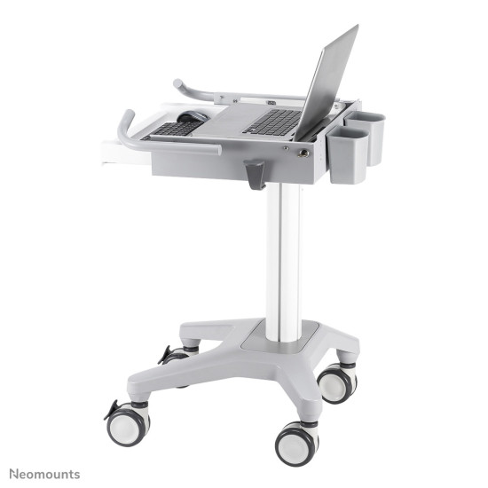 Neomounts MED-M200 Medical mobile workstation 10-17" - gas spring - lockable