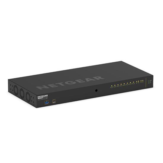 NETGEAR M4250-10G2XF-PoE+ Managed L2/L3 Gigabit Ethernet (10/100/1000) Power over Ethernet (PoE) 1U Black NETGEAR M4250-10G2XF-PoE+ Managed L2/L3 Gigabit Ethernet (10/100/1000) Power over Ethernet (PoE) 1U Black