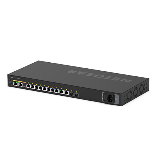 NETGEAR M4250-10G2XF-PoE+ Managed L2/L3 Gigabit Ethernet (10/100/1000) Power over Ethernet (PoE) 1U Black NETGEAR M4250-10G2XF-PoE+ Managed L2/L3 Gigabit Ethernet (10/100/1000) Power over Ethernet (PoE) 1U Black