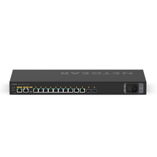 NETGEAR M4250-10G2XF-PoE+ Managed L2/L3 Gigabit Ethernet (10/100/1000) Power over Ethernet (PoE) 1U Black NETGEAR M4250-10G2XF-PoE+ Managed L2/L3 Gigabit Ethernet (10/100/1000) Power over Ethernet (PoE) 1U Black