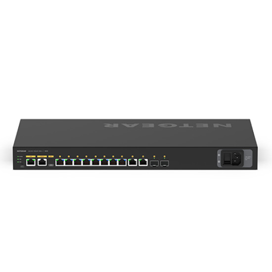 NETGEAR M4250-10G2XF-PoE++ Managed L2/L3 Gigabit Ethernet (10/100/1000) Power over Ethernet (PoE) 1U Black NETGEAR M4250-10G2XF-PoE++ Managed L2/L3 Gigabit Ethernet (10/100/1000) Power over Ethernet (PoE) 1U Black