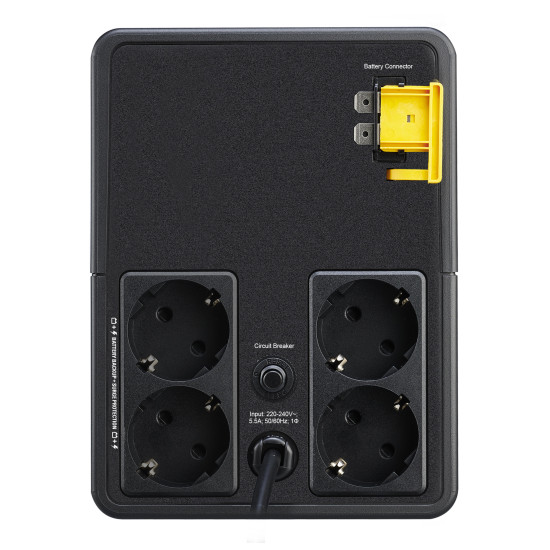 APC Easy UPS uninterruptible power supply (UPS) Line-Interactive 1.2 kVA 650 W 4 AC outlet(s)