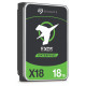 HDD|SEAGATE|Exos X18|18TB|SATA 3.0|256 MB|7200 rpm|ST18000NM001J HDD|SEAGATE|Exos X18|18TB|SATA 3.0|256 MB|7200 rpm|ST18000NM001J