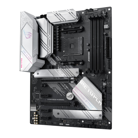 Mainboard|ASUS|AMD B550|SAM4|ATX|3xPCI-Express 3.0 1x|1xPCI-Express 3.0 4x|1xPCI-Express 4.0 16x|2xM.2|Memory DDR4|Memory slots 4|1xHDMI|1xDisplayPort|2xAudio-In|3xAudio-Out|2xUSB 2.0|1xUSB type C|5xUSB 3.2|1xOptical S/PDIF|1xRJ45|ROGSTRIXB550-AGAMING Mainboard|ASUS|AMD B550|SAM4|ATX|3xPCI-Express 3.0 1x|1xPCI-Express 3.0 4x|1xPCI-Express 4.0 16x|2xM.2|Memory DDR4|Memory slots 4|1xHDMI|1xDisplayPort|2xAudio-In|3xAudio-Out|2xUSB 2.0|1xUSB type C|5xUSB 3.2|1xOptical S/PDIF|1xRJ45|ROGSTRIXB550-AGAMING