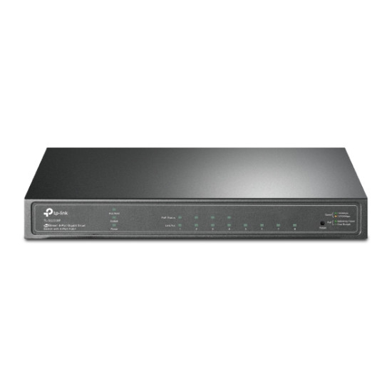 JetStream 8-Port Gigabit Smart Switch with 4-Port PoE+ JetStream 8-Port Gigabit Smart Switch with 4-Port PoE+