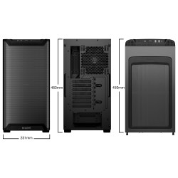 Case|BE QUIET|PURE BASE 501|MidiTower|Not included|ATX|MicroATX|MiniITX|Colour Black|BG074