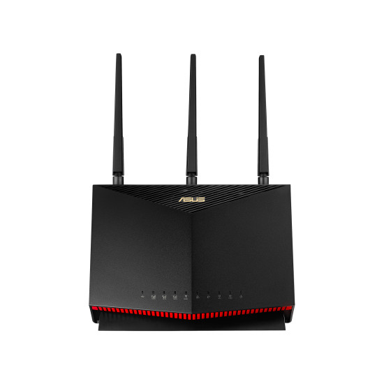 Wireless Router|ASUS|Wireless Router|2600 Mbps|Wi-Fi 5|USB 2.0|1 WAN|4x10/100/1000M|Number of antennas 4|4G-AC86U