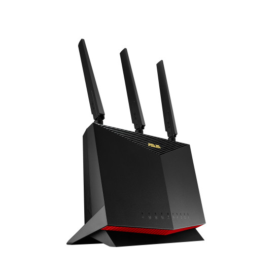 Wireless Router|ASUS|Wireless Router|2600 Mbps|Wi-Fi 5|USB 2.0|1 WAN|4x10/100/1000M|Number of antennas 4|4G-AC86U