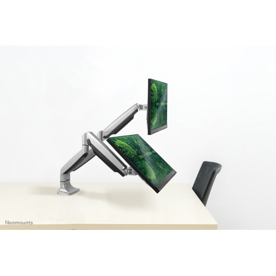 Neomounts NM-D750DSILVER Monitor arm 10-32" - gas spring