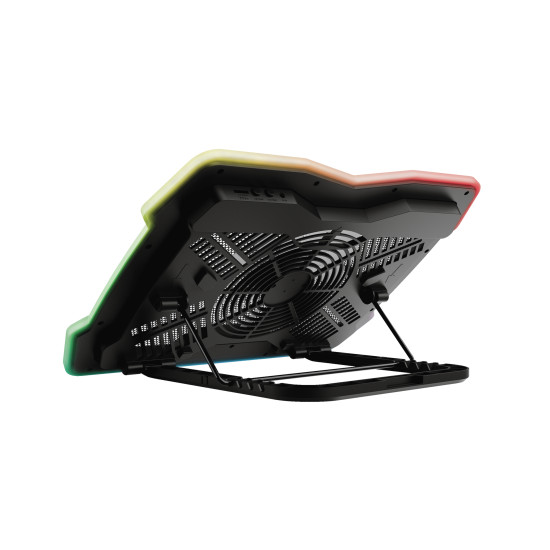 Trust GXT 1126 Aura laptop cooling pad 43.2 cm (17") 700 RPM Black