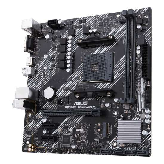 Mainboard|ASUS|AMD A520|SAM4|MicroATX|2xPCI-Express 3.0 1x|1xPCI-Express 3.0 16x|1xM.2|Memory DDR4|Memory slots 2|1x15pin D-sub|1xHDMI|2xUSB 2.0|4xUSB 3.2 type B|1xPS/2|3xStereo jack 3.5mm|1xRJ45|PRIMEA520M-K Mainboard|ASUS|AMD A520|SAM4|MicroATX|2xPCI-Express 3.0 1x|1xPCI-Express 3.0 16x|1xM.2|Memory DDR4|Memory slots 2|1x15pin D-sub|1xHDMI|2xUSB 2.0|4xUSB 3.2 type B|1xPS/2|3xStereo jack 3.5mm|1xRJ45|PRIMEA520M-K
