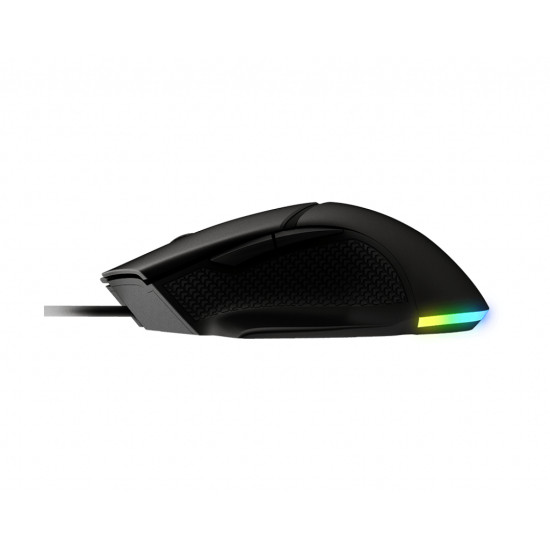 CLUTCH GM20 ELITE Optical Gaming Mouse '6400 DPI Optical Sensor, 6 Programmable button, Dual-Zone RGB, Ergonomic design, OMRON Switch with 20+ Million Clicks, Weight Adjustable, Red LED'