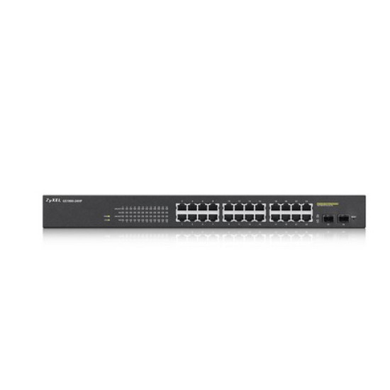 Zyxel GS1900-24HP Managed Gigabit Ethernet (10/100/1000) 1U Black Zyxel GS1900-24HP Managed Gigabit Ethernet (10/100/1000) 1U Black