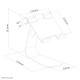 Neomounts DS15-050SL1 Tablet stand up to 11" - foldable - universal Neomounts DS15-050SL1 Tablet stand up to 11" - foldable - universal
