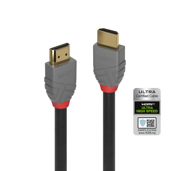 3m Ultra High Speed HDMI Cable, Anthra Line 3m Ultra High Speed HDMI Cable, Anthra Line