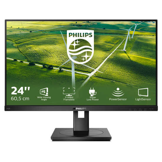 Philips 242B1G/00 LED display 60.5 cm (23.8") 1920 x 1080 pixels Full HD Black