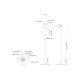 Multibrackets M Pro Series Single Pole Floorbase Multibrackets M Pro Series Single Pole Floorbase