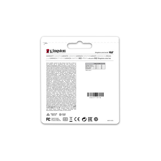 Kingston Technology DataTraveler 256GB Micro 200MB/s Metal USB 3.2 Gen 1 Kingston Technology DataTraveler 256GB Micro 200MB/s Metal USB 3.2 Gen 1