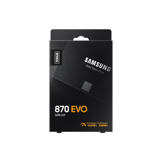 Samsung 870 EVO 500 GB 2.5" Serial ATA III V-NAND Samsung 870 EVO 500 GB 2.5" Serial ATA III V-NAND