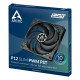 ARCTIC P12 Slim PWM PST Pressure-optimised 120 mm PWM Fan with integrated Y-cable ARCTIC P12 Slim PWM PST Pressure-optimised 120 mm PWM Fan with integrated Y-cable