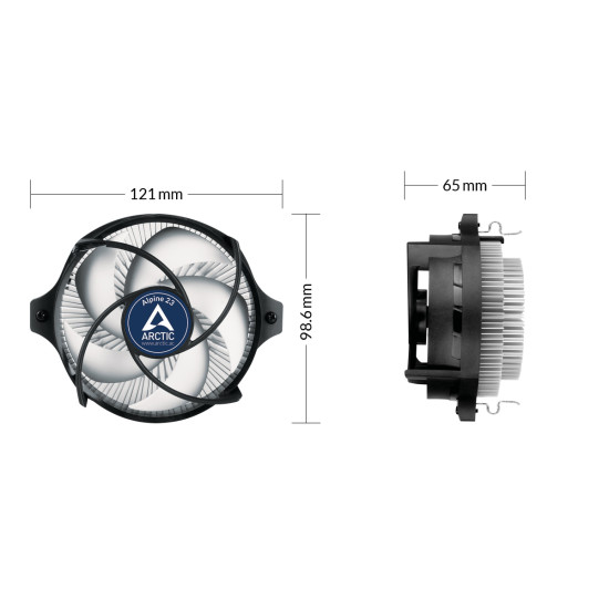 CPU COOLER SAM5/SAM4/ALPINE 23 ACALP00035A ARCTIC CPU COOLER SAM5/SAM4/ALPINE 23 ACALP00035A ARCTIC