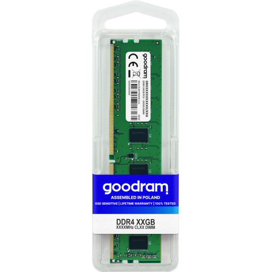 Goodram GR3200D464L22S/8G memory module 8 GB 1 x 8 GB DDR4 3200 MHz