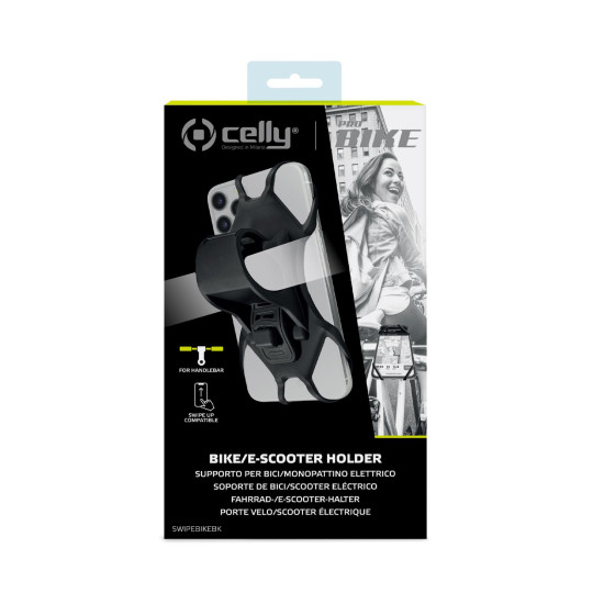 Celly Swipe Bike Passive holder Mobile phone/Smartphone Black Celly Swipe Bike Passive holder Mobile phone/Smartphone Black