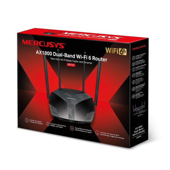 TP-Link MR70X wireless router Gigabit Ethernet Dual-band (2.4 GHz / 5 GHz) Black TP-Link MR70X wireless router Gigabit Ethernet Dual-band (2.4 GHz / 5 GHz) Black