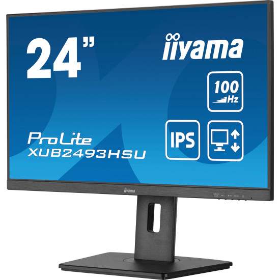iiyama ProLite XUB2493HSU-B6 computer monitor 60.5 cm (23.8") 1920 x 1080 pixels Full HD LED Black iiyama ProLite XUB2493HSU-B6 computer monitor 60.5 cm (23.8") 1920 x 1080 pixels Full HD LED Black