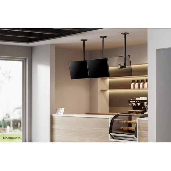 Neomounts FPMA-C050BLACK Monitor/TV mount ceiling 10-30" - h 60-85 cm Neomounts FPMA-C050BLACK Monitor/TV mount ceiling 10-30" - h 60-85 cm