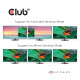 CLUB3D USB Type C 3.2 Gen1 Triple Display Dynamic PD Charging Dock 100W PD Power charger CLUB3D USB Type C 3.2 Gen1 Triple Display Dynamic PD Charging Dock 100W PD Power charger
