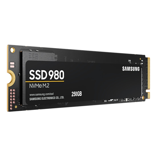 SSD|SAMSUNG|980|250GB|M.2|PCIE|NVMe|MLC|Write speed 1300 MBytes/sec|Read speed 2900 MBytes/sec|2.38mm|TBW 150 TB|MTBF 1500000 hours|MZ-V8V250BW SSD|SAMSUNG|980|250GB|M.2|PCIE|NVMe|MLC|Write speed 1300 MBytes/sec|Read speed 2900 MBytes/sec|2.38mm|TBW 150 TB|MTBF 1500000 hours|MZ-V8V250BW