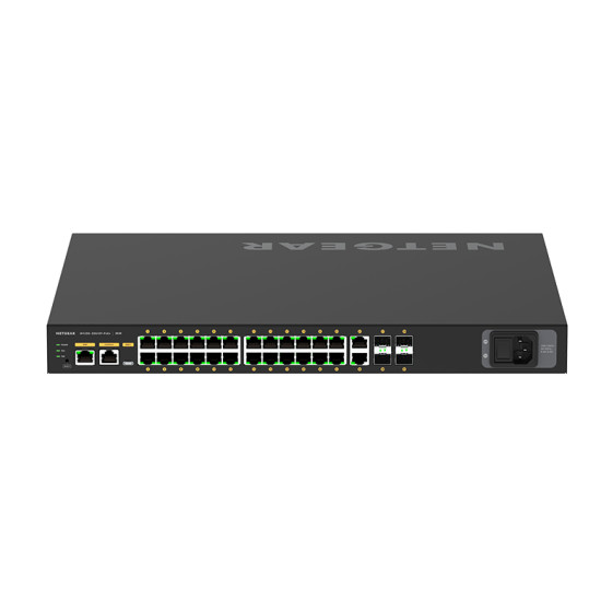 NETGEAR M4250-26G4XF-PoE+ Managed L2/L3 Gigabit Ethernet (10/100/1000) Power over Ethernet (PoE) 1U Black NETGEAR M4250-26G4XF-PoE+ Managed L2/L3 Gigabit Ethernet (10/100/1000) Power over Ethernet (PoE) 1U Black