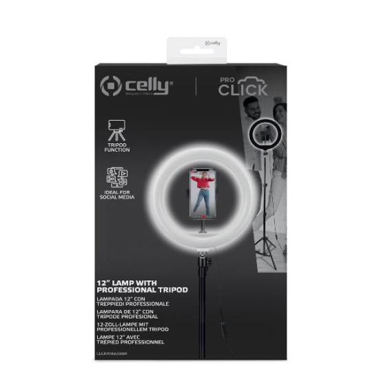 Celly CLICKRINGUSBBK lighting ring LED Celly CLICKRINGUSBBK lighting ring LED
