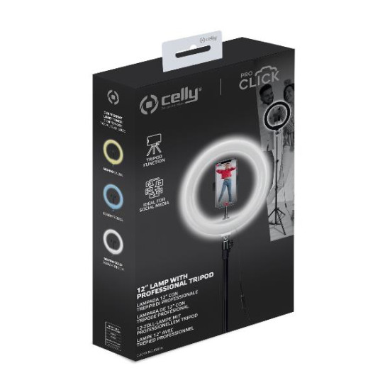 Celly CLICKRINGUSBBK lighting ring LED Celly CLICKRINGUSBBK lighting ring LED