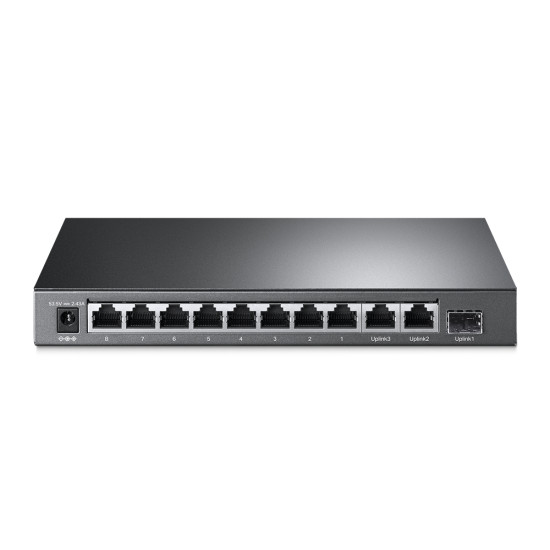 8-Port 10/100Mbps + 3-Port Gigabit Desktop Switch with 8-Port PoE+ 8-Port 10/100Mbps + 3-Port Gigabit Desktop Switch with 8-Port PoE+