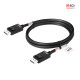 CLUB3D DisplayPort 2.1 Bi-Directional VESA DP80 Certified Cable 4K240Hz, 8K60Hz or 10K30Hz M/M 1.2m/3.94ft CLUB3D DisplayPort 2.1 Bi-Directional VESA DP80 Certified Cable 4K240Hz, 8K60Hz or 10K30Hz M/M 1.2m/3.94ft
