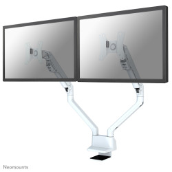 Neomounts FPMA-D750DWHITE2 Monitor arm 10-32" - gas spring - Topfix - 180°-stop