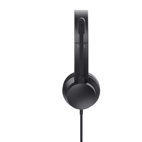Trust Ayda Headset Wired Head-band Calls/Music Black Trust Ayda Headset Wired Head-band Calls/Music Black