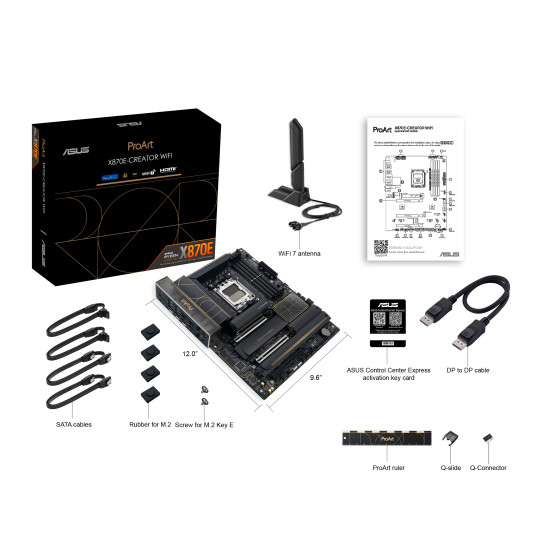ASUS ProArt X870E-CREATOR WIFI AMD X870E Socket AM5 ATX ASUS ProArt X870E-CREATOR WIFI AMD X870E Socket AM5 ATX