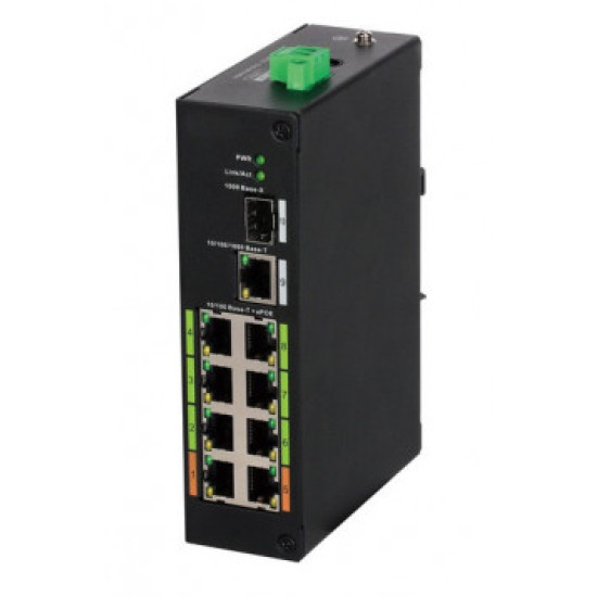 Dahua Technology DH-LR2110-8ET-120 L2 Fast Ethernet (10/100) Power over Ethernet (PoE) Black Dahua Technology DH-LR2110-8ET-120 L2 Fast Ethernet (10/100) Power over Ethernet (PoE) Black