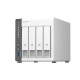QNAP TS-433 NAS Tower ARM Cortex-A55 4 GB 0 TB QNAP QTS White QNAP TS-433 NAS Tower ARM Cortex-A55 4 GB 0 TB QNAP QTS White
