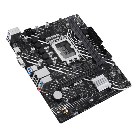 Mainboard|ASUS|Intel H610|LGA1700|Micro-ATX|Memory DDR5|Memory slots 2|1xPCI-Express 3.0 1x|1xPCI-Express 4.0 16x|1xM.2|1x15pin D-sub|1xHDMI|4xUSB 2.0|2xUSB 3.2|1xPS/2|1xRJ45|3xAudio port|PRIMEH610M-K Mainboard|ASUS|Intel H610|LGA1700|Micro-ATX|Memory DDR5|Memory slots 2|1xPCI-Express 3.0 1x|1xPCI-Express 4.0 16x|1xM.2|1x15pin D-sub|1xHDMI|4xUSB 2.0|2xUSB 3.2|1xPS/2|1xRJ45|3xAudio port|PRIMEH610M-K