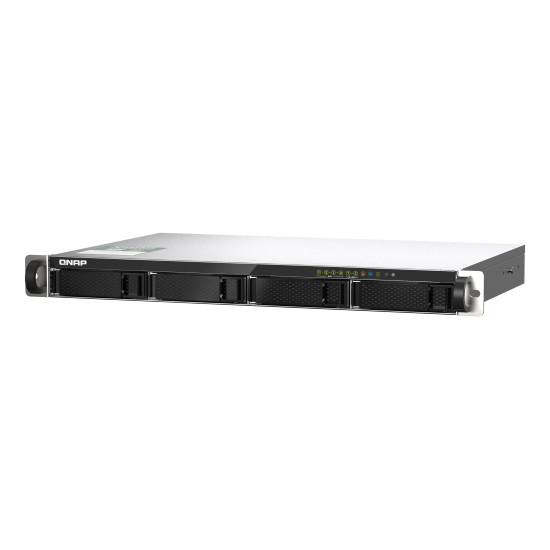 QNAP TS-435XEU NAS Rack (1U) Marvell CN9131 4 GB DDR4 0 TB QNAP QTS Black, Grey